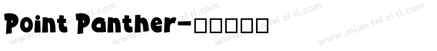 Point Panther字体转换